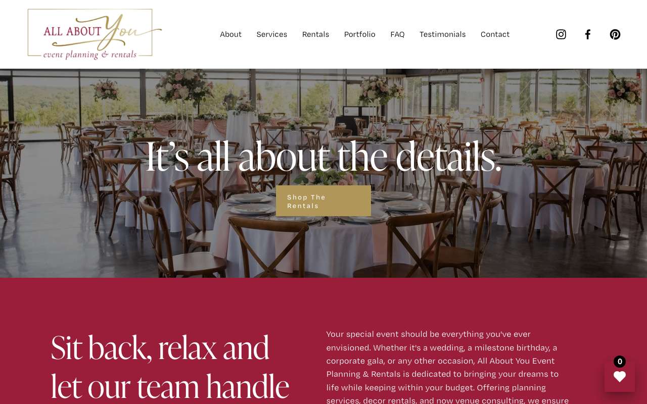 All About You Event Planning & Rentals