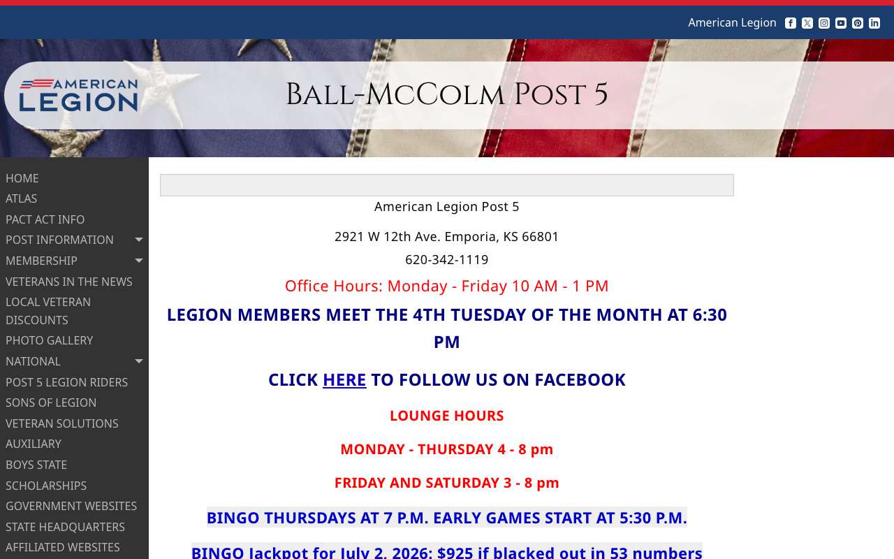 American Legion Post 5
