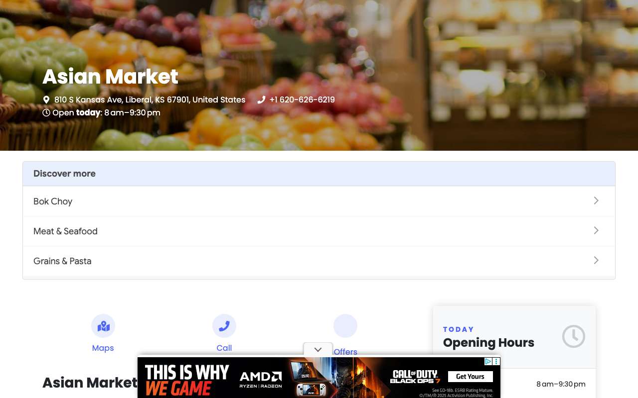 Asian Market