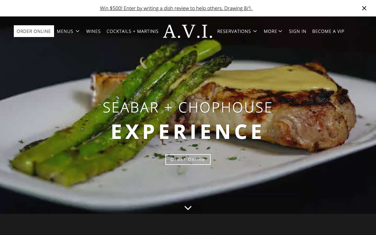 AVI | Seabar & Chophouse