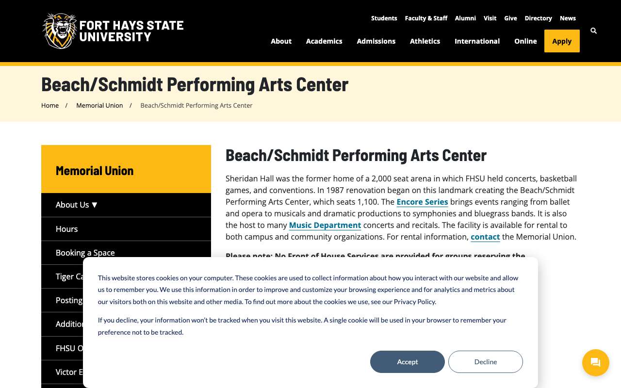 Beach Schmidt Performing Arts Center