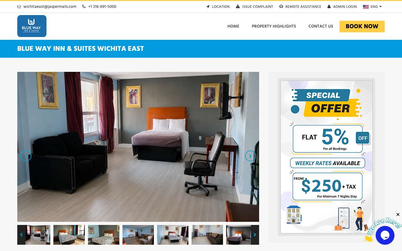 Blue Way Inn & Suites Wichita East