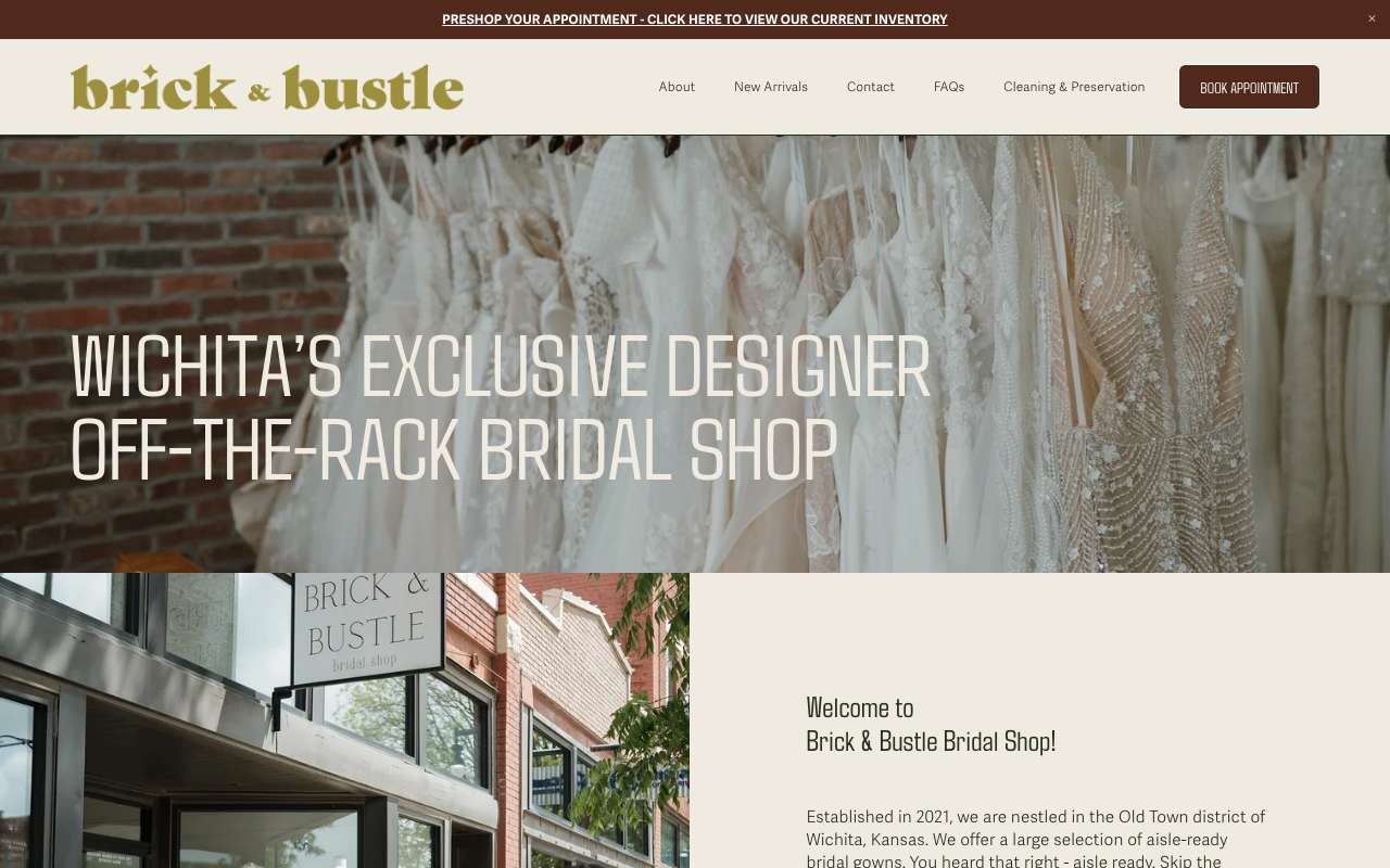 Brick & Bustle Bridal Shop