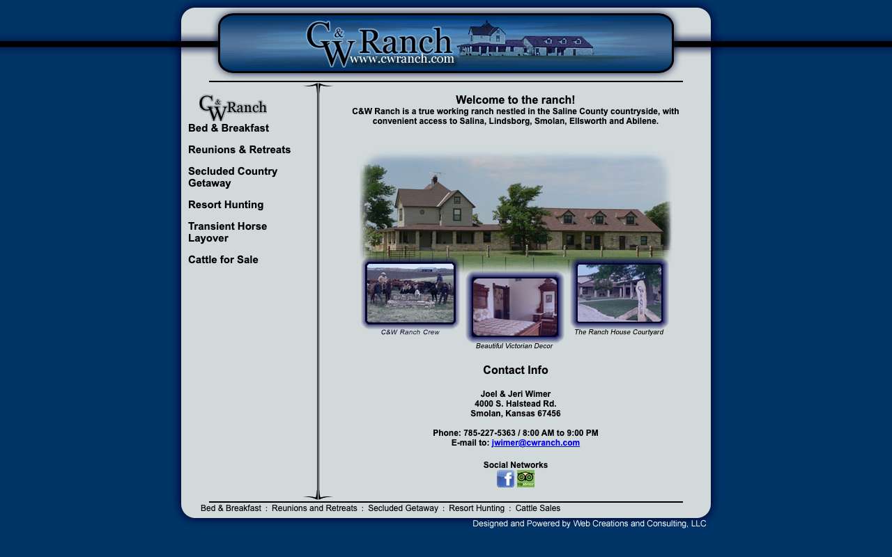C&W Ranch Bed & Breakfast
