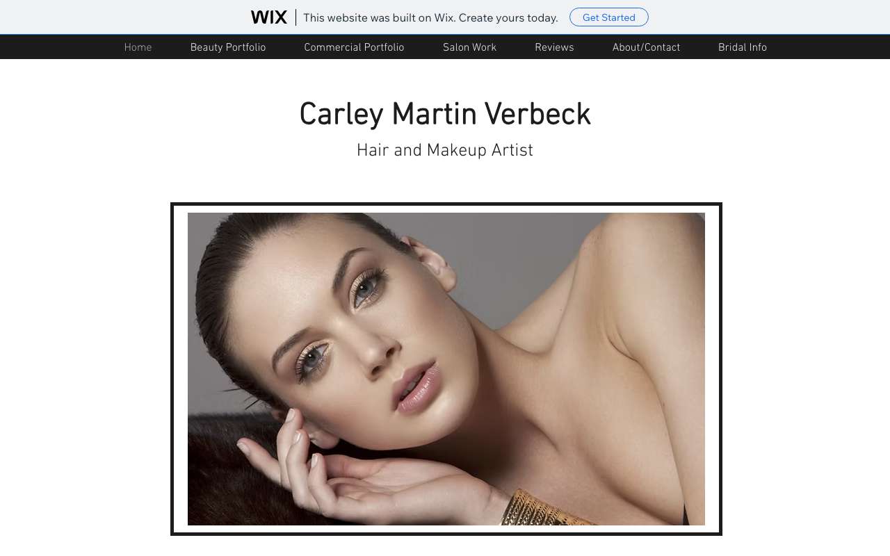 Carley Martin Verbeck at Elevate Organic Salon