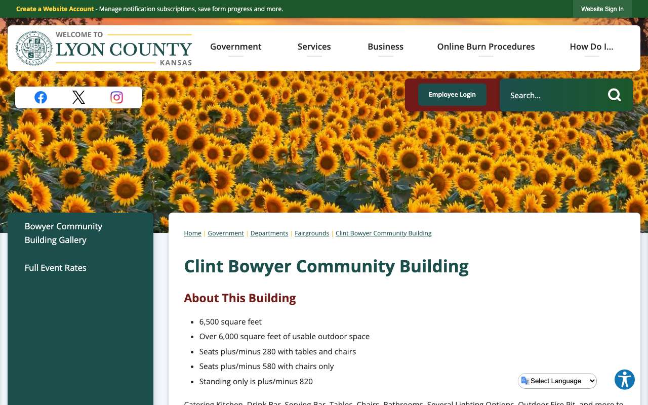 Clint Bowyer Building