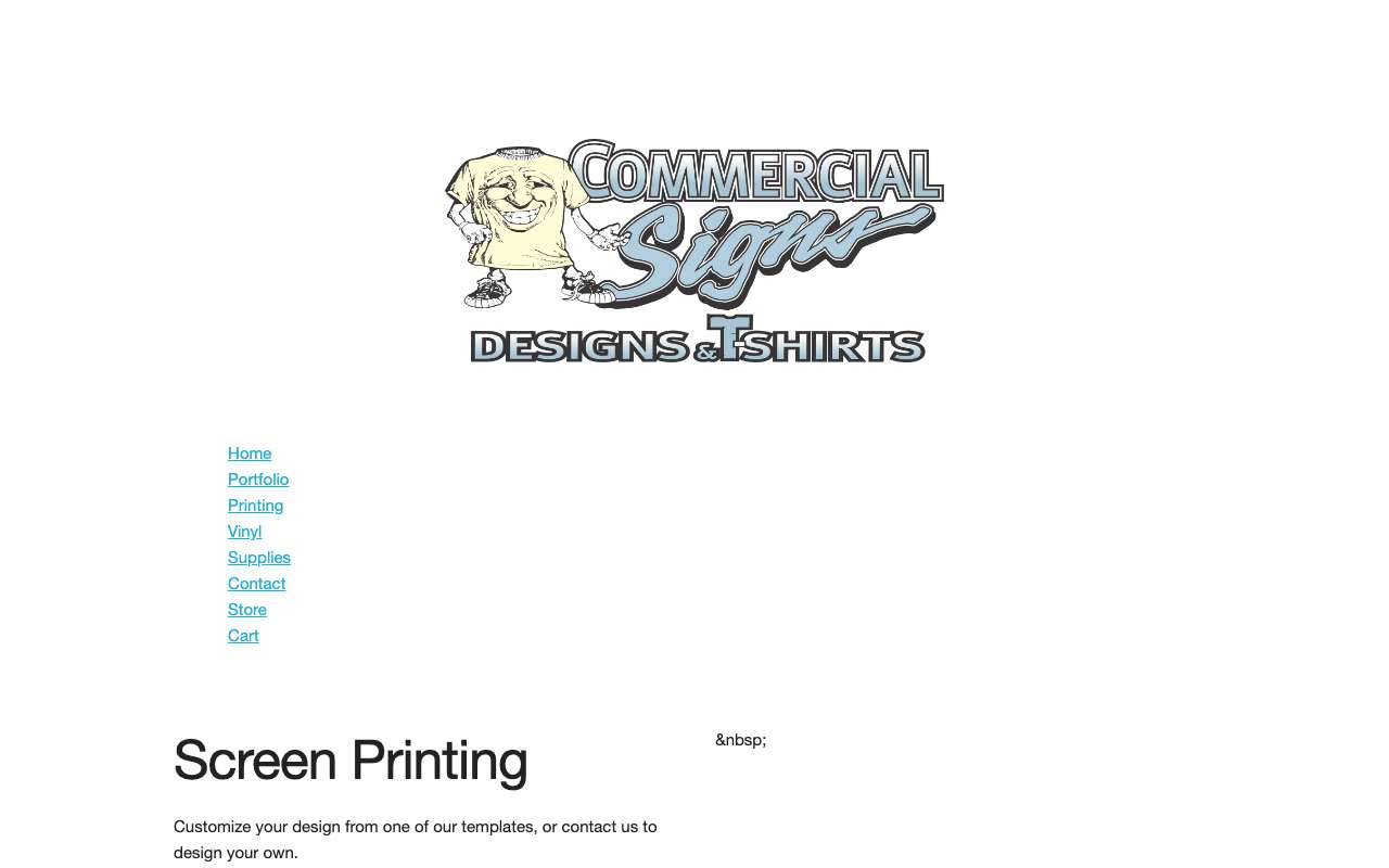 Commercial Signs, Designs & Shirts