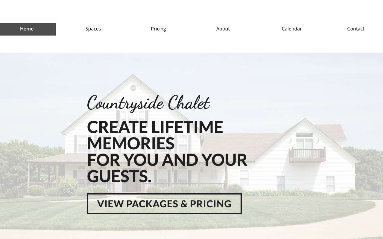 Countryside Chalet