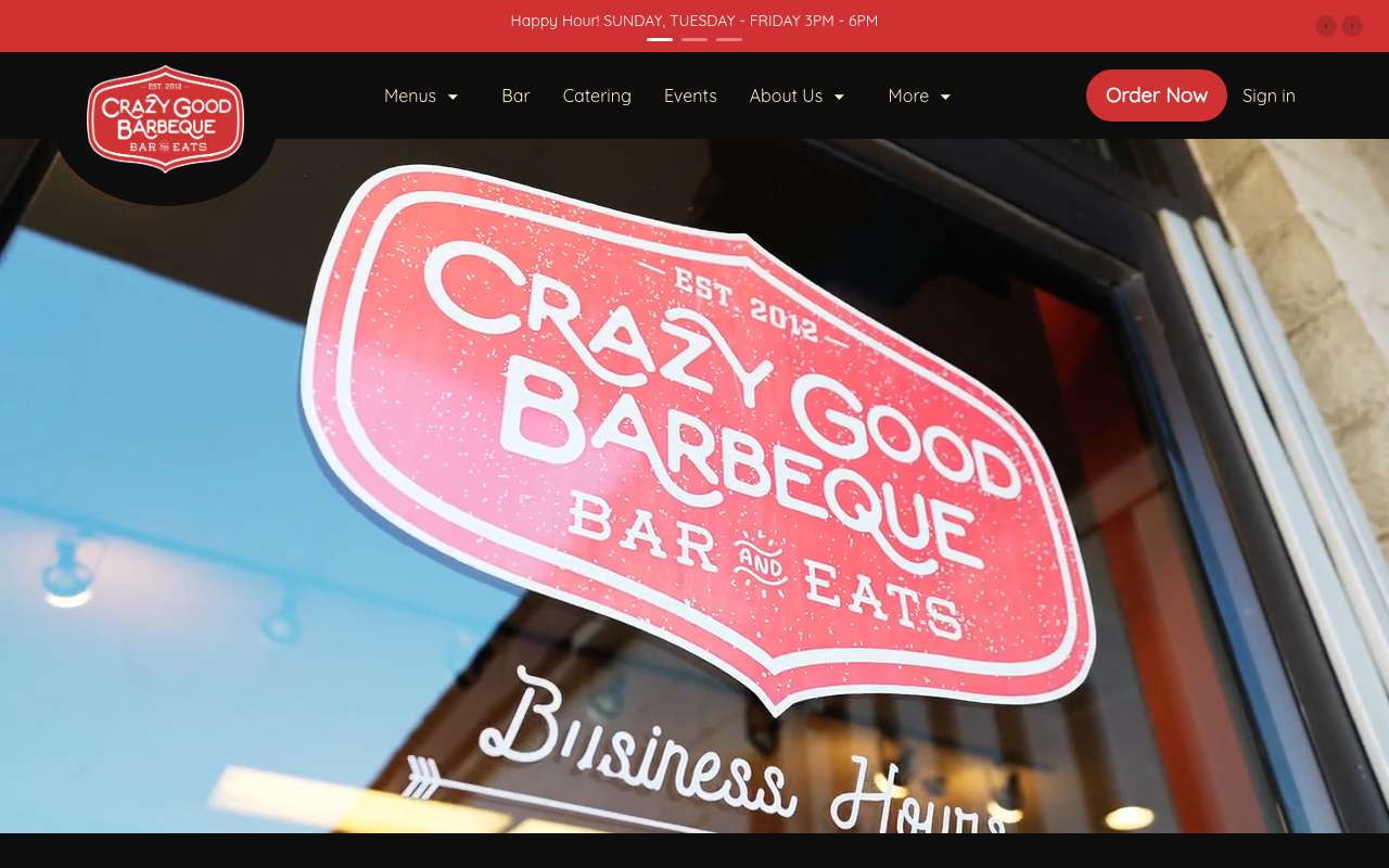 Crazy Good Barbeque - Bar & Eats