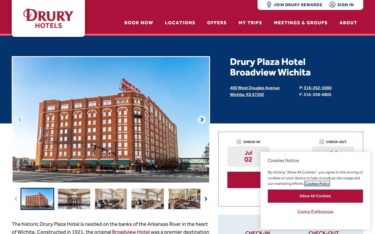 Drury Plaza Hotel Broadview Wichita