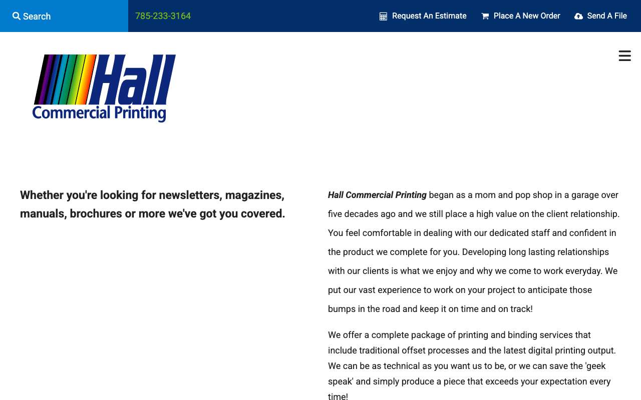 Hall Commercial Printing