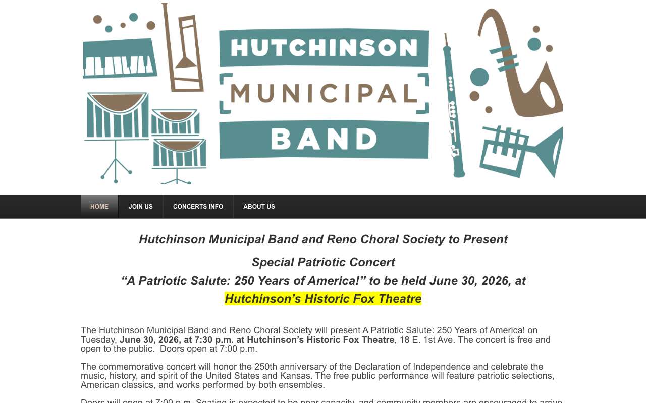 HUTCHINSON MUNICIPAL BAND