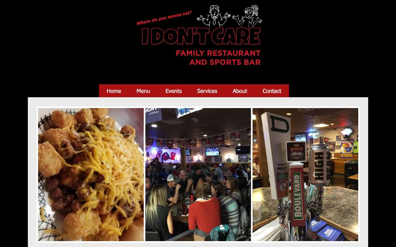 I Don't Care Family Restaurant and Sports Bar