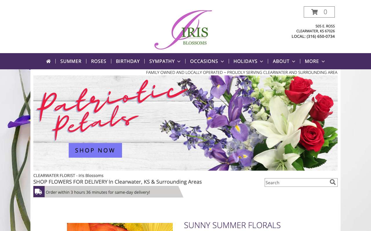 Iris Blossoms Flower Shop