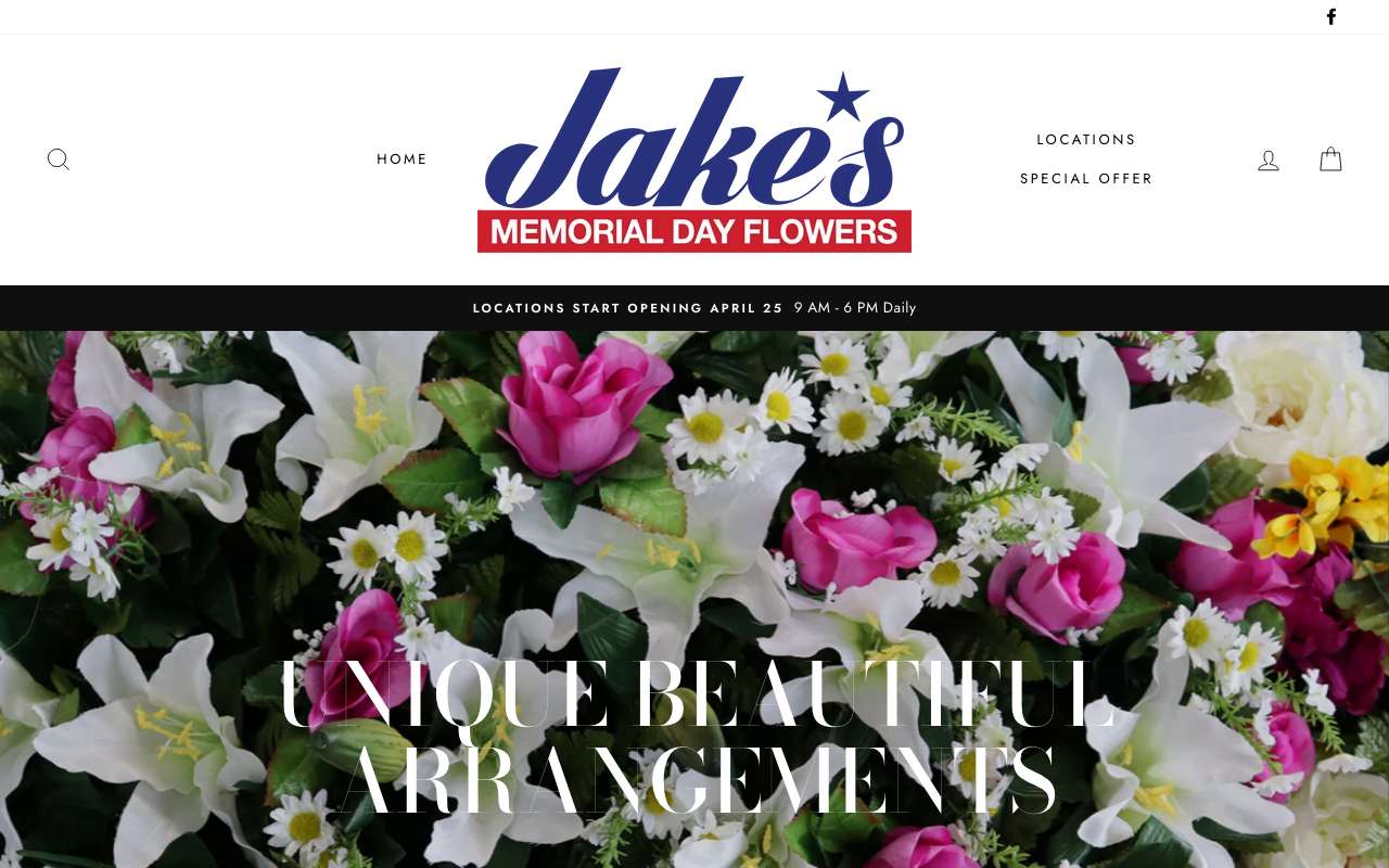 Jake's Memorial Flowers