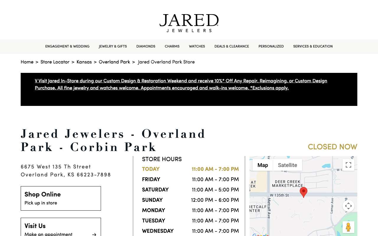 Jared Jewelers
