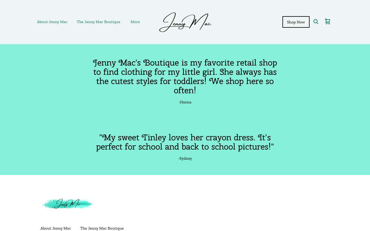 JennyMac's Boutique, Custom Creations, & Vendor Events