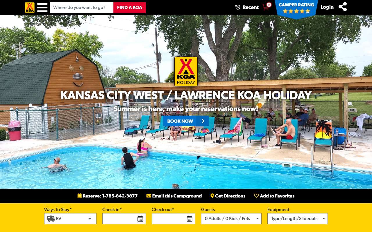 Kansas City West / Lawrence KOA Holiday