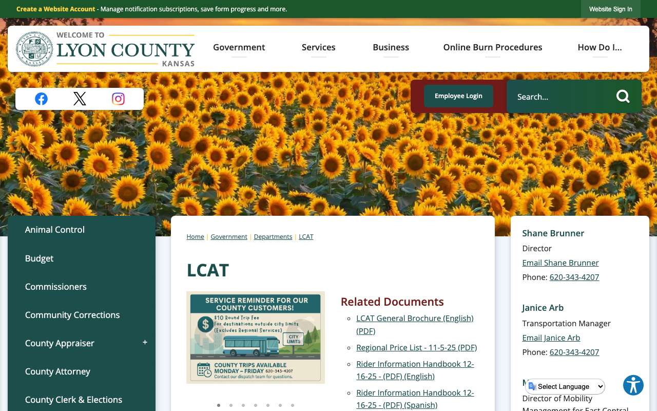 Lyon County Transportation L-Cat