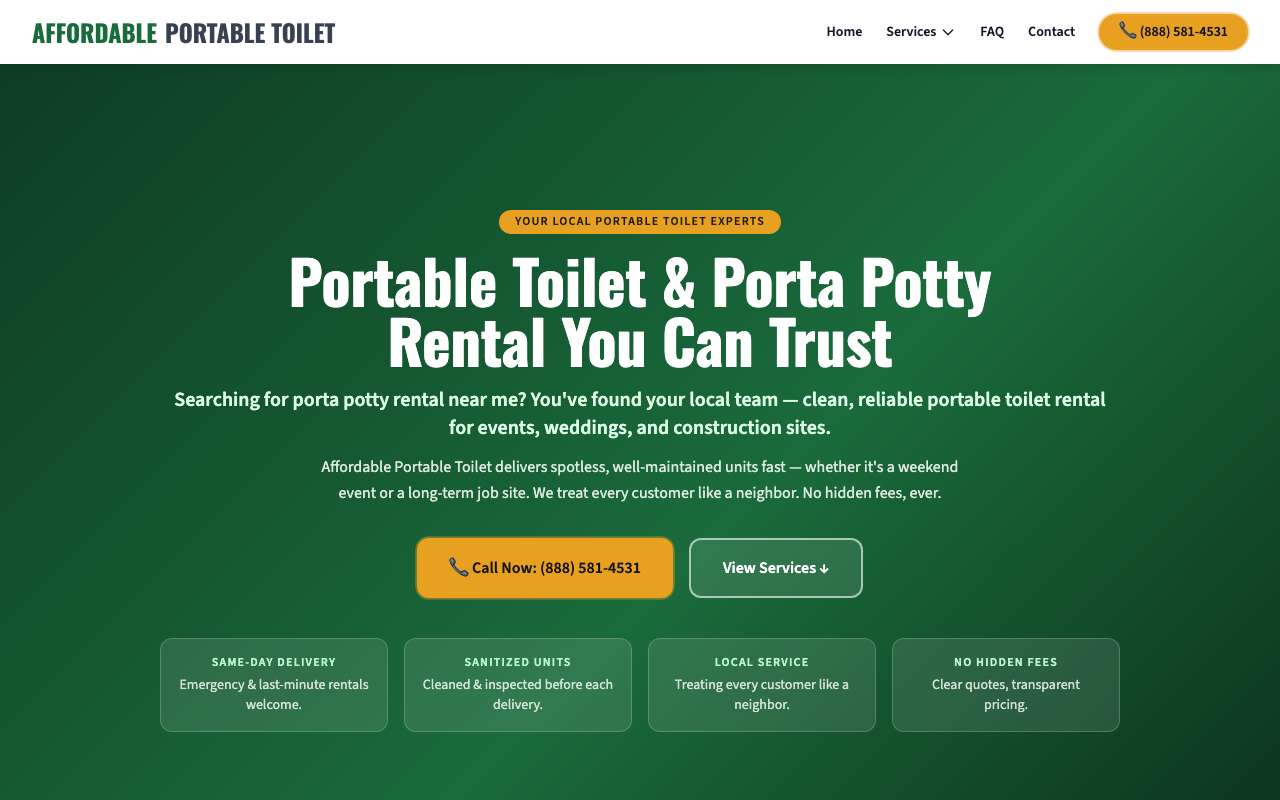 Manhattan City Porta Potty Rentals