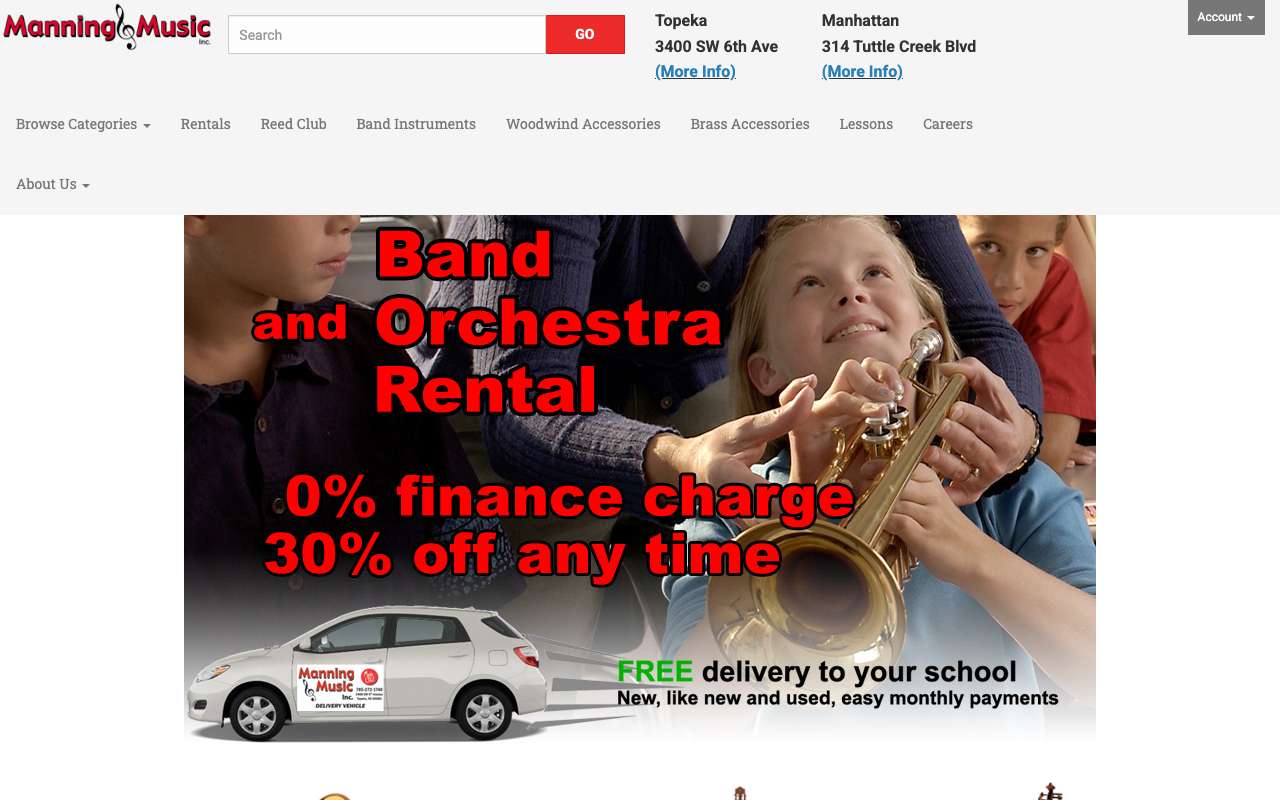 Manning Music Band Instruments & Orchestra Instruments