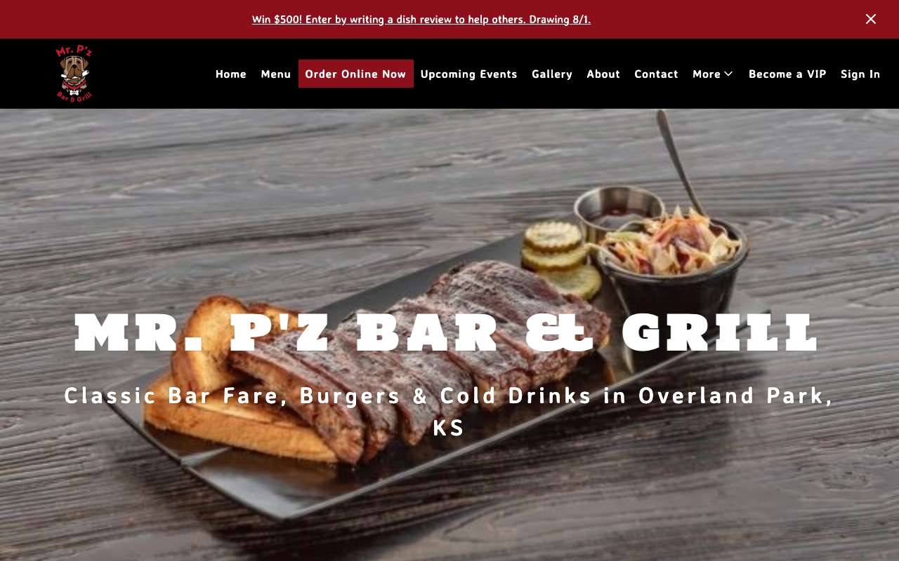 Mr. P'z Bar and Grill at Fireside BBQ