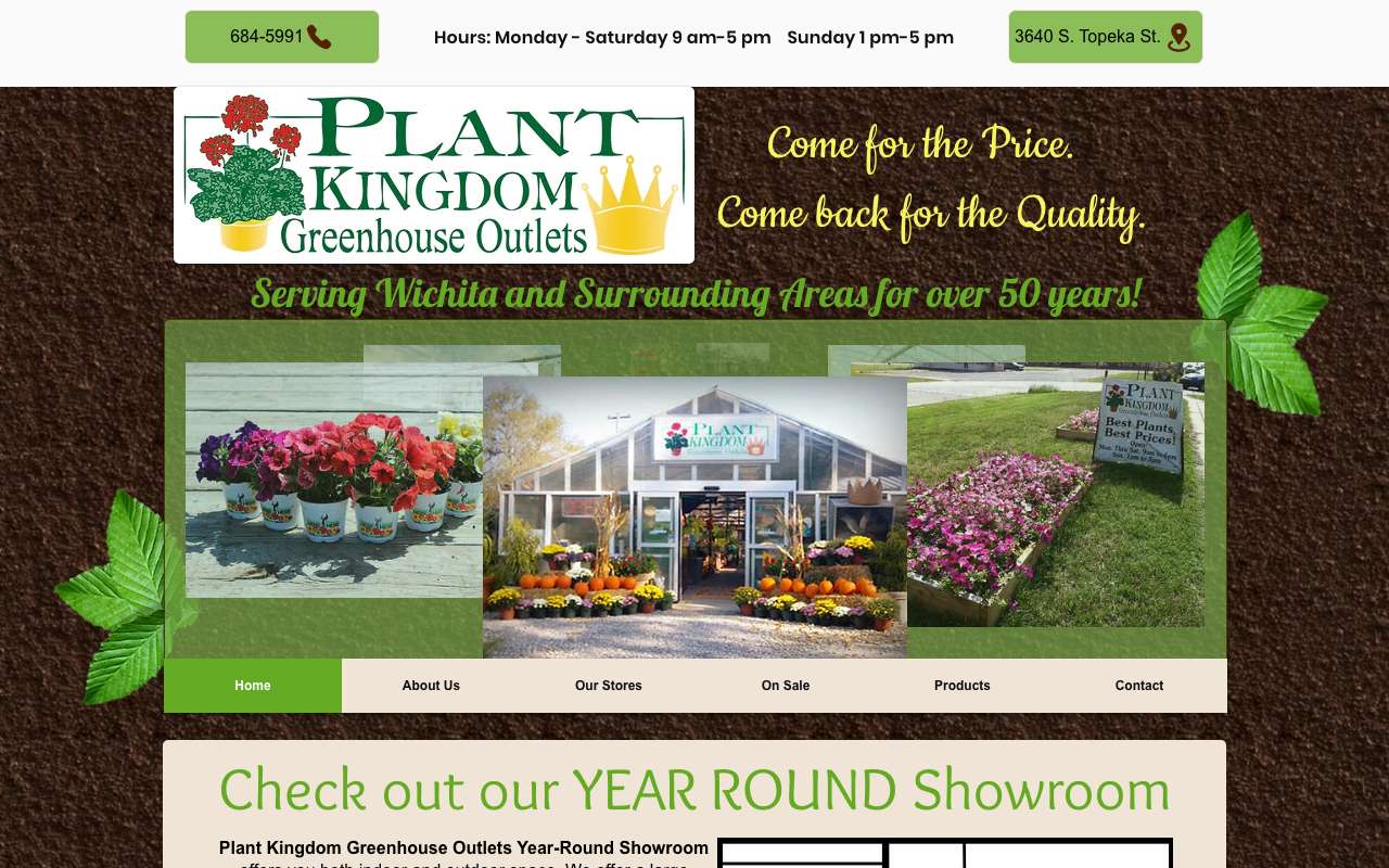 Plant Kingdom Greenhouse Outlet
