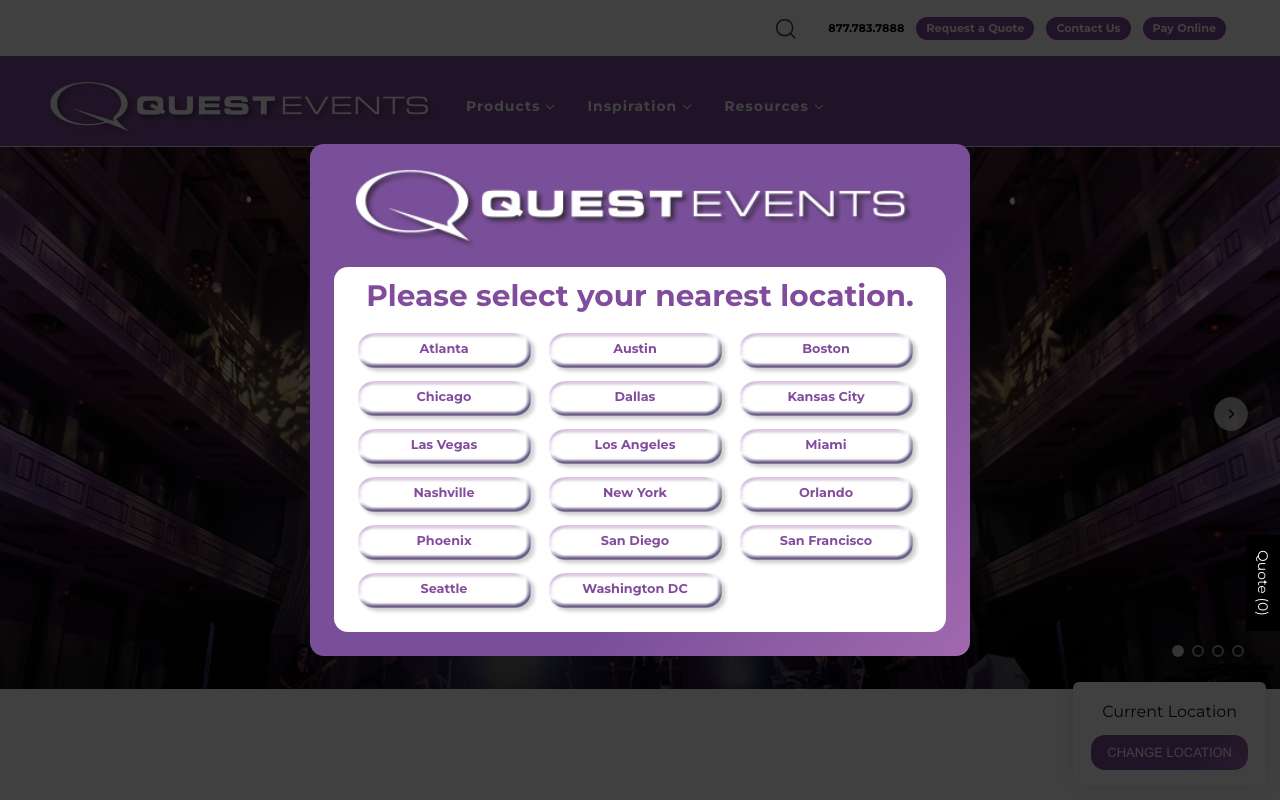 Quest Events Warehouse - Kansas City