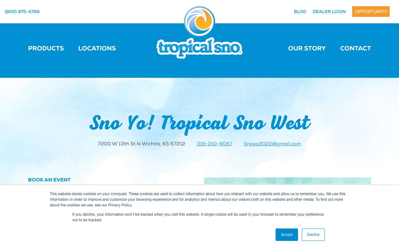 Sno Yo! Tropical Sno West