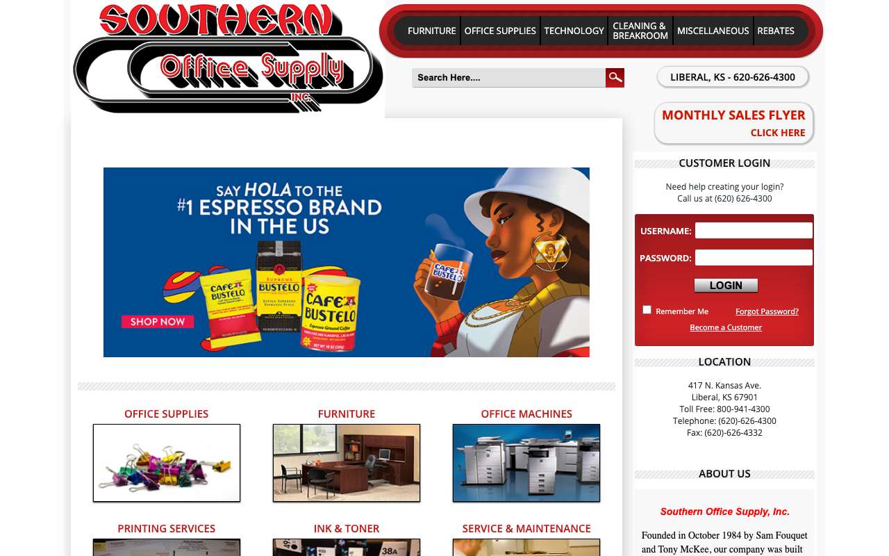 Southern Office Supply Inc