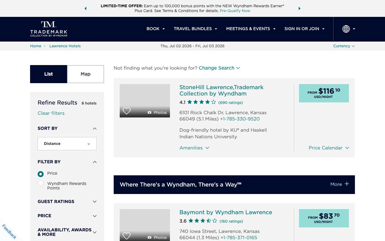 Stone Hill Lawrence, Trademark Collection by Wyndham