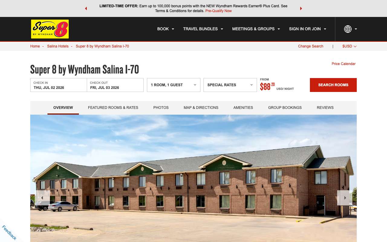 Super 8 by Wyndham Salina I-70