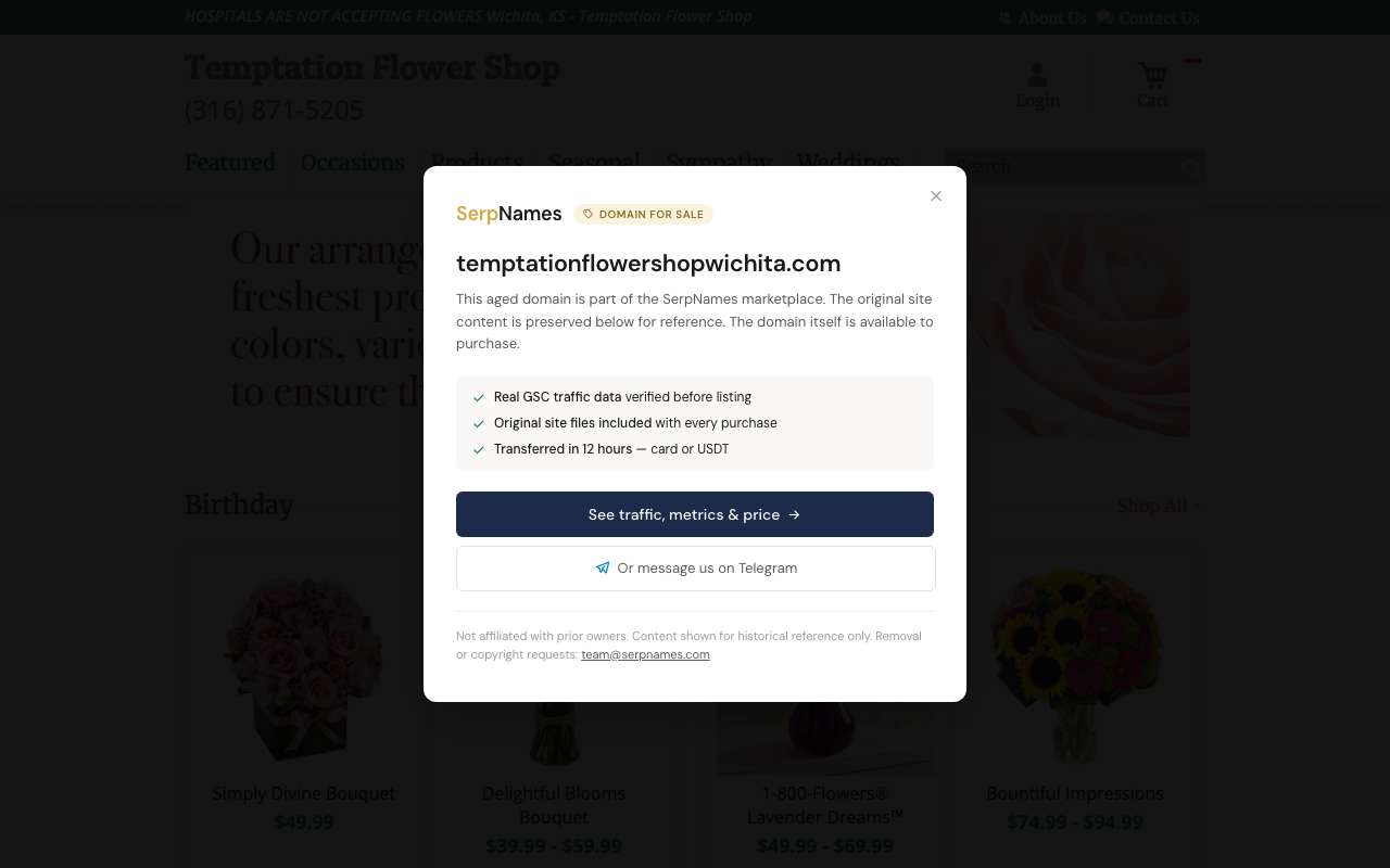 Temptations Flower Shop