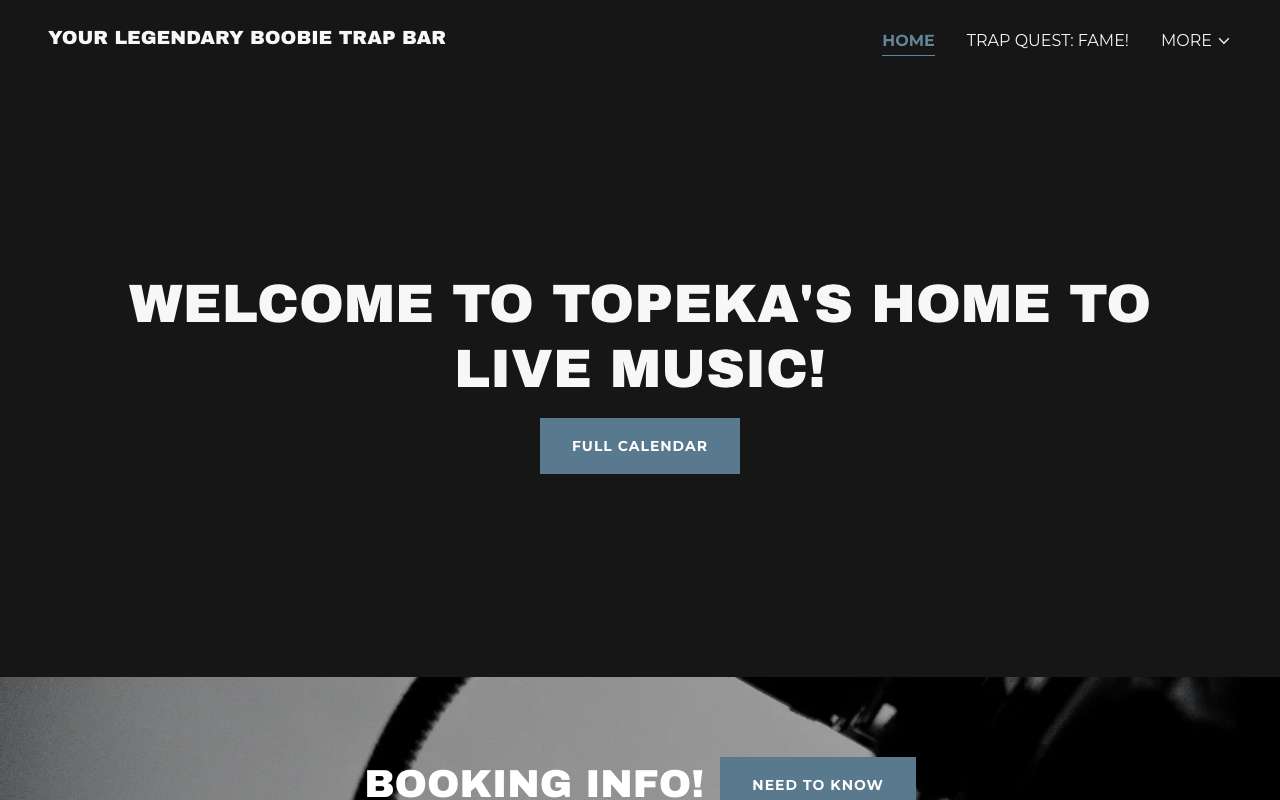 The Legendary Boobie Trap Bar (est. 1993)