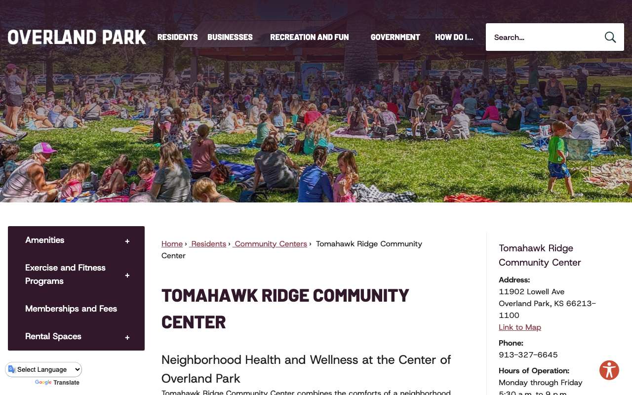 Tomahawk Ridge Community Center