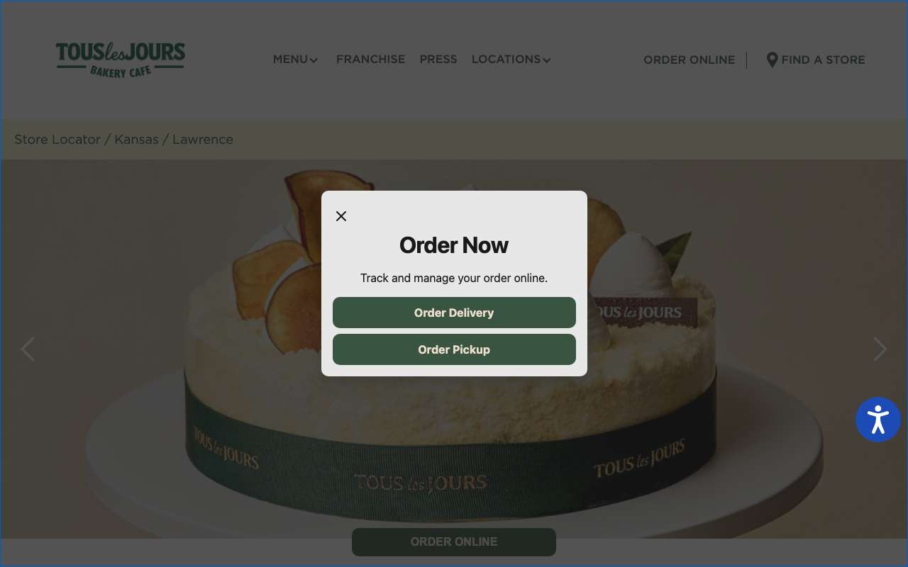 TOUS les JOURS Bakery Café - Lawrence