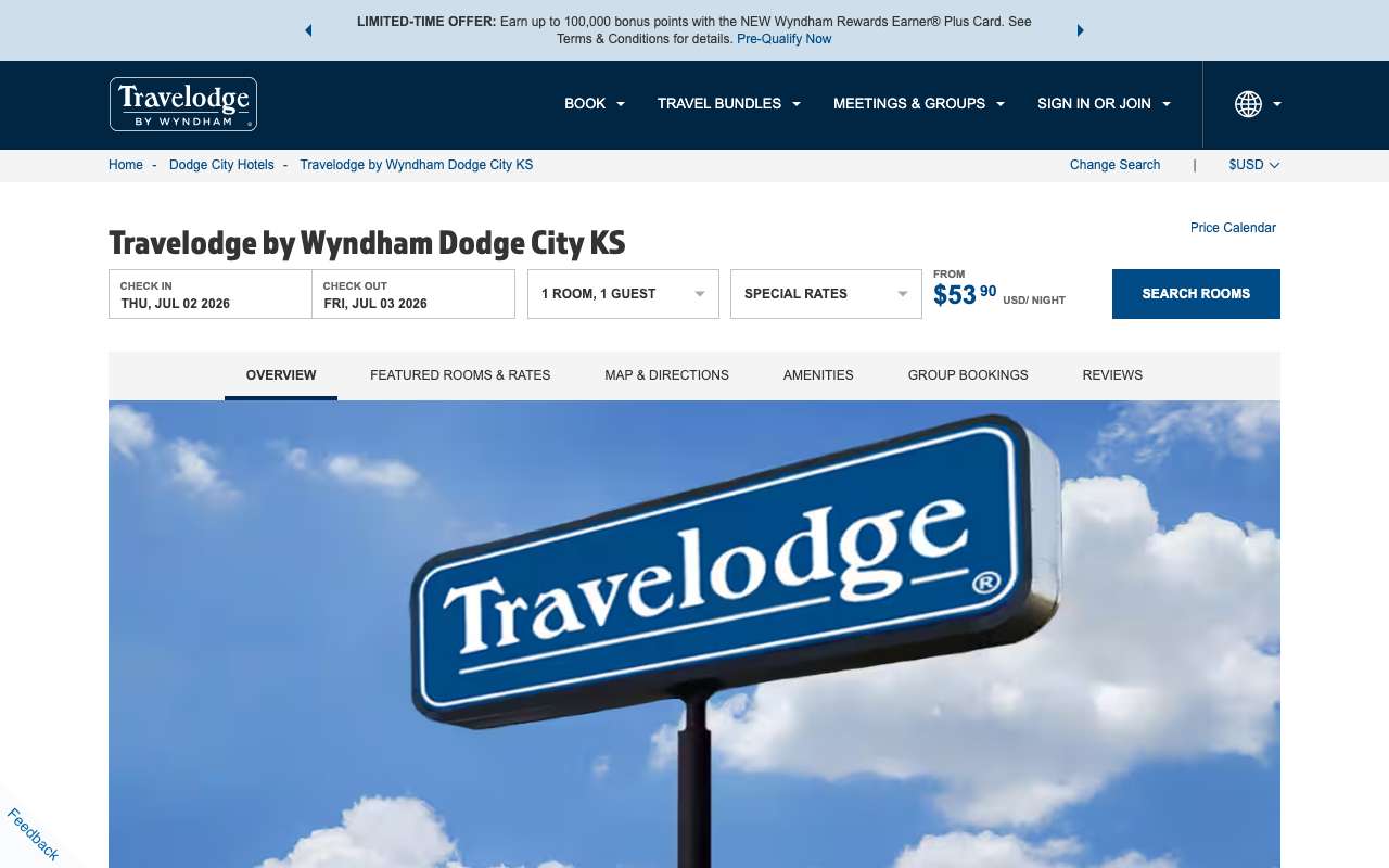 Travelodge by Wyndham Dodge City Kansas