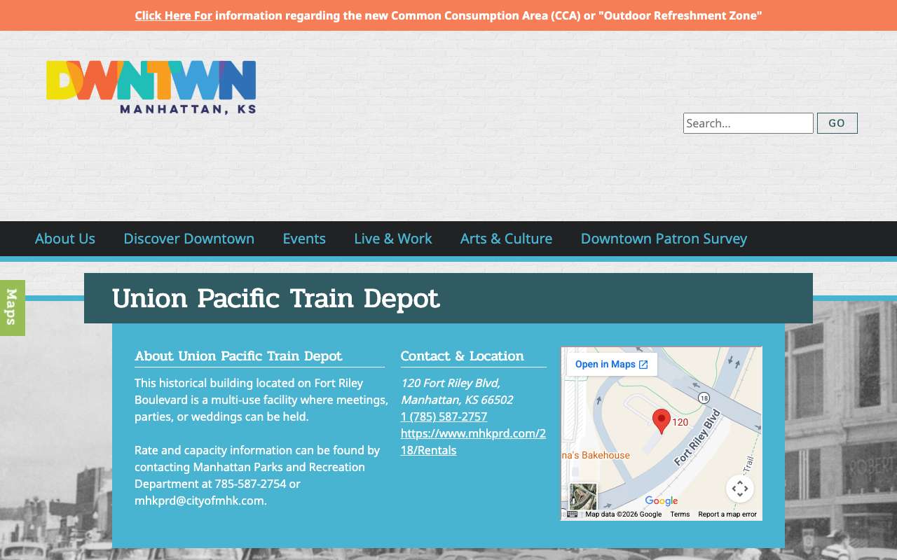Union Pacific Train Depot