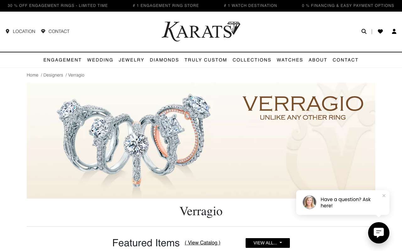 Verragio Engagement Rings and Wedding Bands
