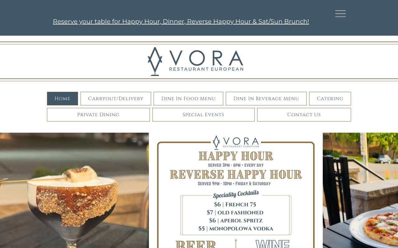 Vora Restaurant European