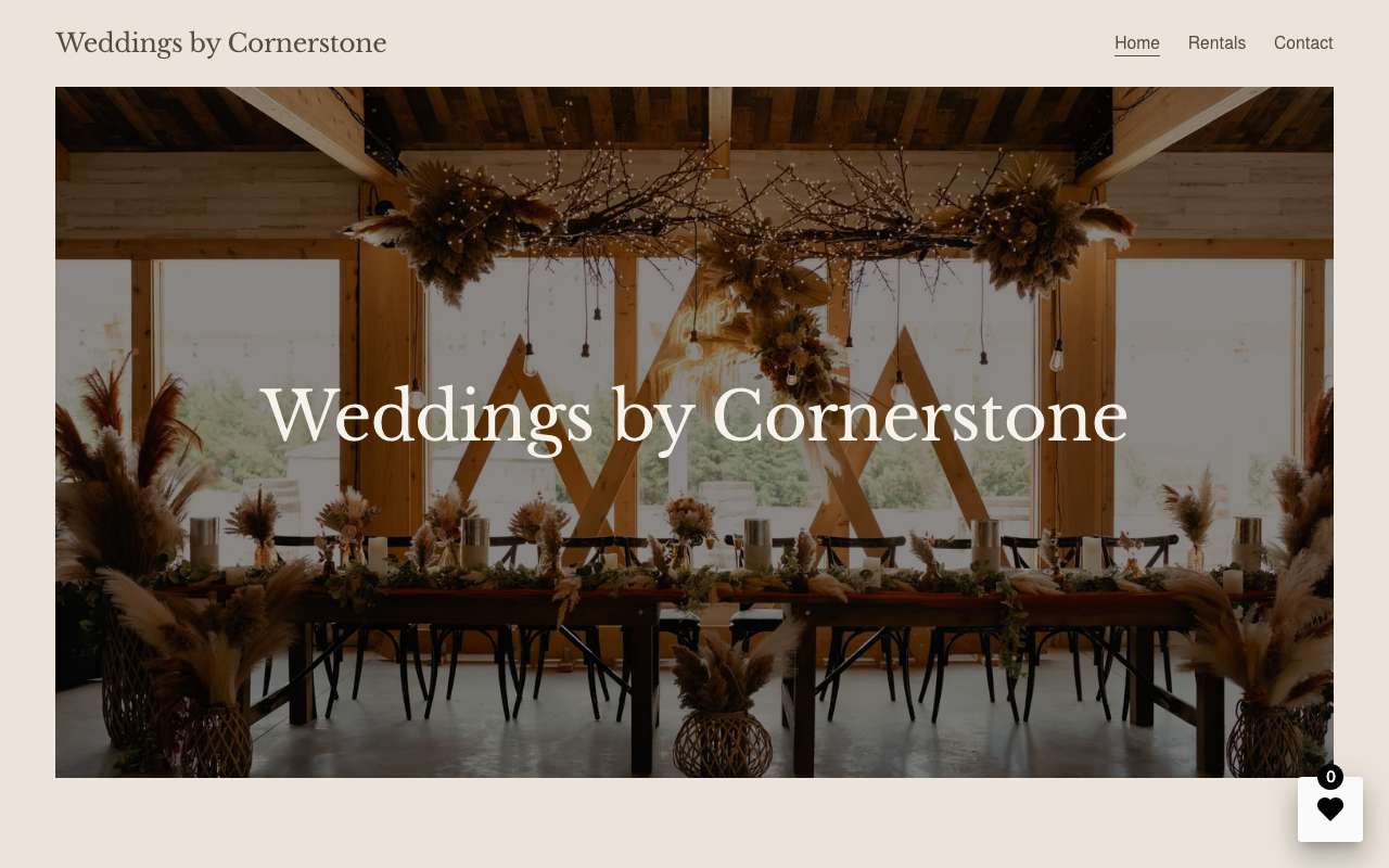 Weddings By Cornerstone